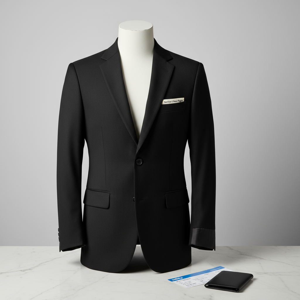 tailorwear travel jacket in high twist wool