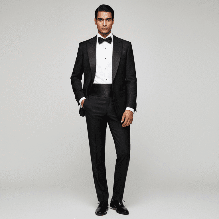 Anatomy of a tuxedo for men