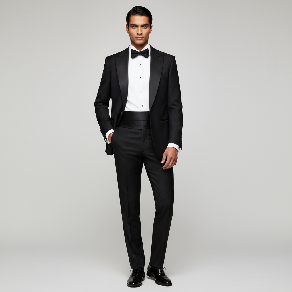 Anatomy of a tuxedo for men