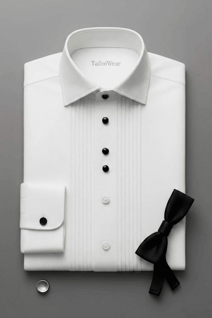 TailorWear Tuxedo Shirt in Albini Shirting