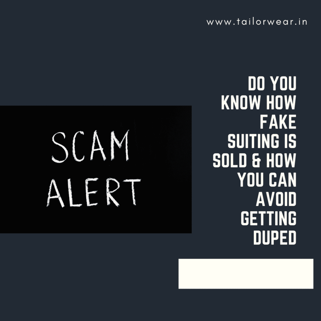 Guide to identify fake Italian suiting material