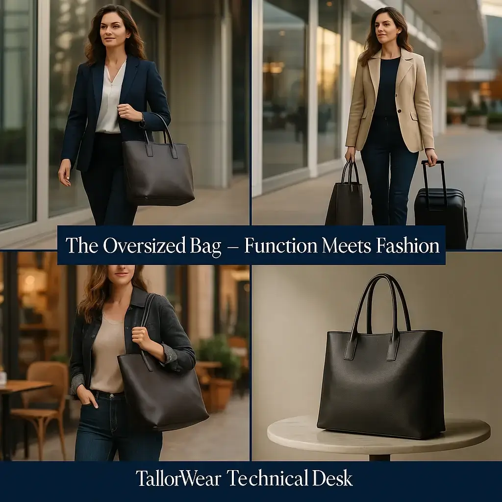 Oversized handbag for working women